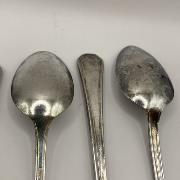 International Silver Co silver plated ice tea spoons set of 8 need polishing VTG - Picture 10 of 12